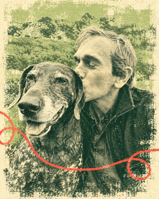 Will with his dog
